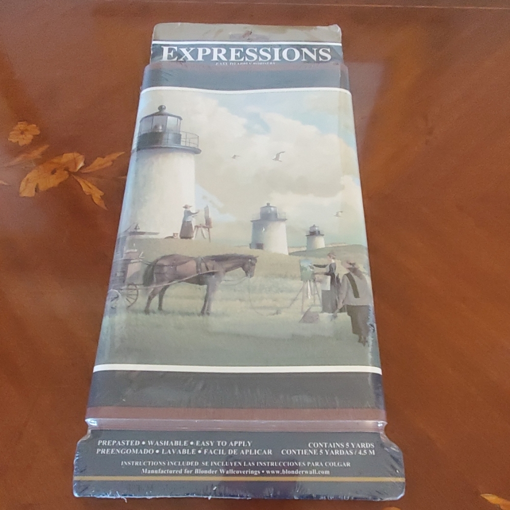 1219 EXPRESSIONS Prepasted Wall Borders New